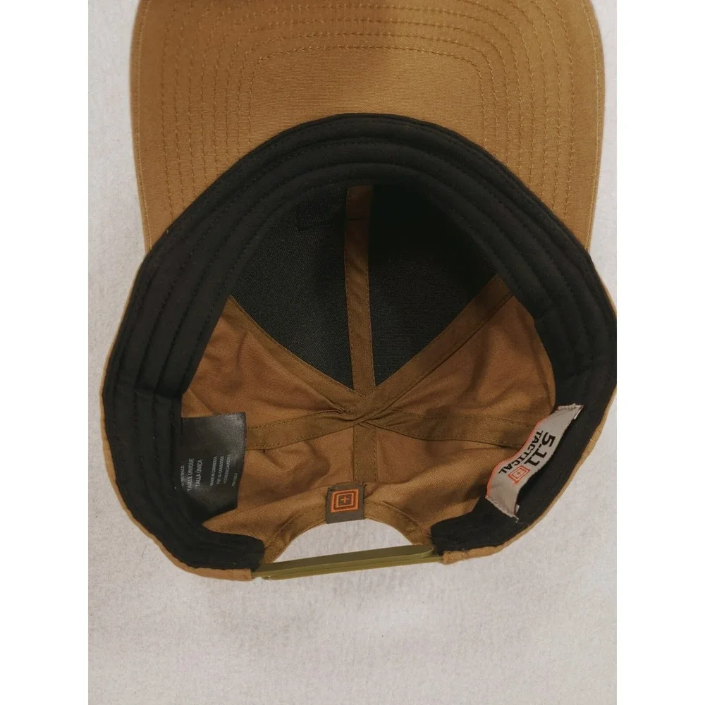 5.11 Tactical Hat Cap Mens Coyote Tan Snapback Always Be Ready Canvas Adjustable